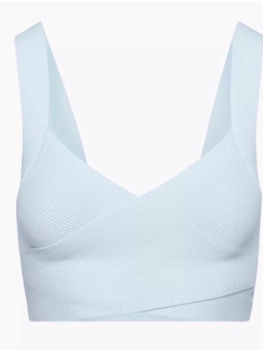 Aritzia Babaton Sculpt Knit Greek Bandage Style Tank Iceberg Blue Size XS